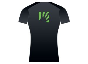 Karpos PRATO PIAZZA tričko Black/Ombre Blue/Jasmine Green