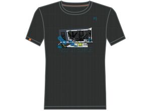 Karpos Anemone Tričko tmavosivá melanž