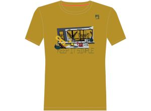 Karpos ANEMONE tričko zlatohnedé