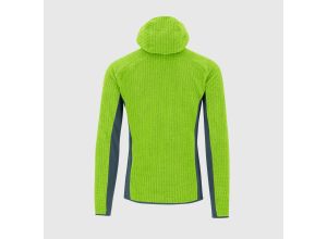 Karpos ROCCHETTA mikina flíska limetková/bridlicová