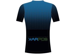 Karpos VAL VIOLA dres Black/Indigo Bunting/Green Fluo