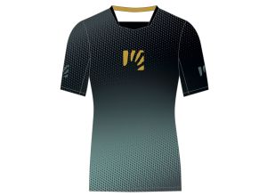 Karpos VAL DI DENTRO tričko Black/North Atlantic/Lemon Curry