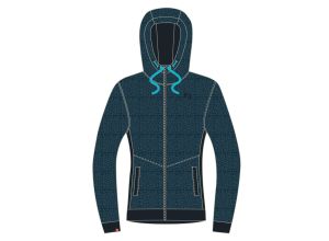 Karpos TOTOGA HEMP dámska mikina so zipsom Sky Captain Melange