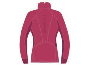 Karpos PIZZOCCO EVO dámska flíska so zipsom Innuendo/Cherries Jubilee