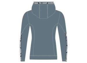 Karpos EASYFRIZZ dámska mikina so zipsom Spring Lake/Vintage Indigo