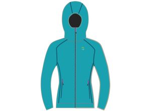 Karpos Ambrizzola Full-Zip Dámska Mikina tyrkysová/modrá