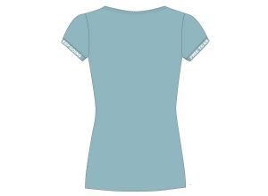 Karpos EASYFRIZZ dámske tričko Aquamarine/Vintage Indigo