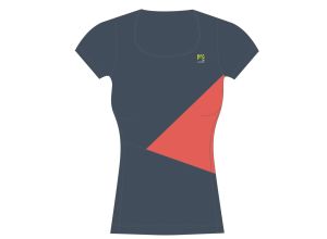 Karpos NUVOLAU dámsky dres Vintage Indigo/Hot Coral