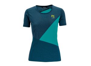 Karpos Nuvolau Dámske Tričko modré/tyrkysové