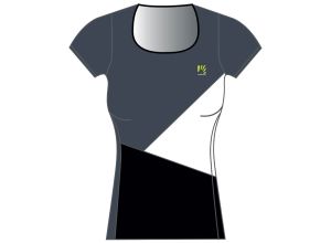 Karpos Nuvolau Dámske Tričko modré/biele/čierne