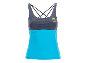 Karpos Bull Evo Dámsky Top tyrkysový/tmavomodrý