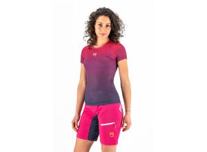 Karpos Verve Mesh Dámske Tričko modré/ružové