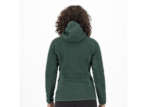 Karpos ROCCHETTA dámska mikina flíska tmavozelená