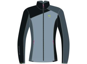 Karpos FEDERA FULL-ZIP dámska flíska modrá/čierna/bridlicová