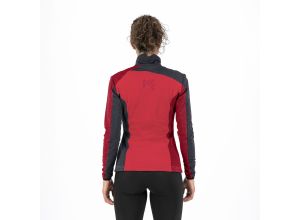 Karpos FEDERA FULL-ZIP dámska flíska ružová/atrament/červená