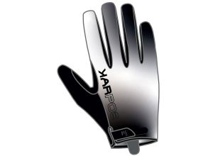 Karpos Federia Rukavice biele/čierne
