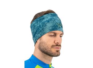 Karpos Tre Cime 12Cm Čelenka print 1 modrozelená/žltá