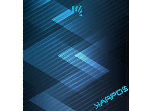 Karpos Moved Buffka print 2 tmavomodrá