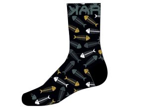 Karpos GREEN FIRE ponožky Black/Ombre Blue/Lemon Curry