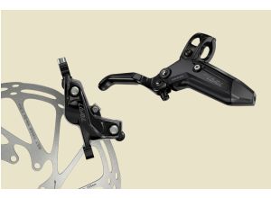 Kotúčová brzda SRAM Level Stealth Silver 4 Piston