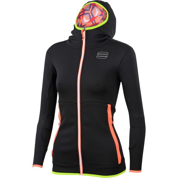 Sportful Rythmo bunda dámska čierna/ružová/červená