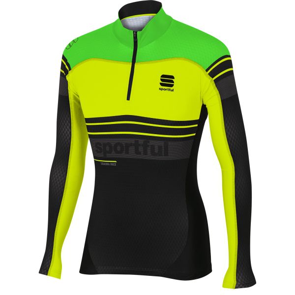 Sportful Squadra Race Top fluo zelený/fluo žltý/čierny