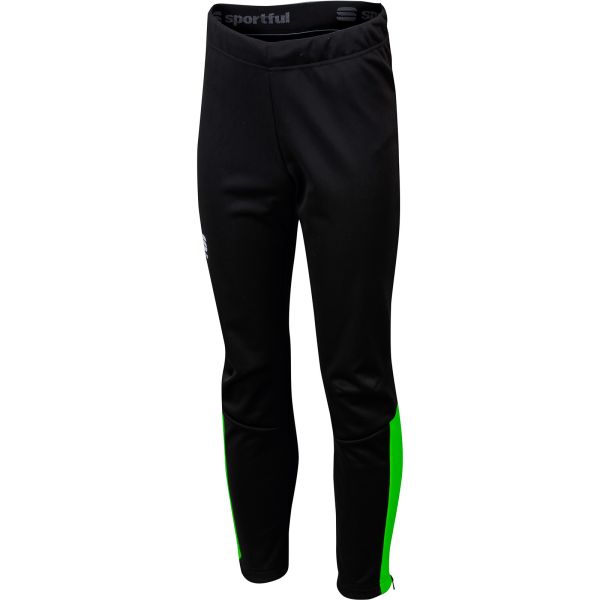Sportful Team Nohavice detské fluo zelené/čierne