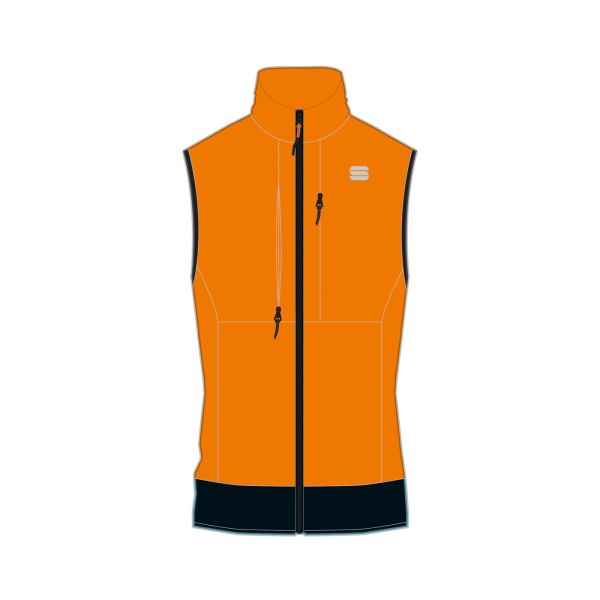 Sportful CARDIO TECH WIND vesta tmavo zlatá