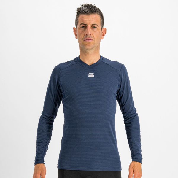 Sportful TD MID top s dlhým rukávom tmavomodrý