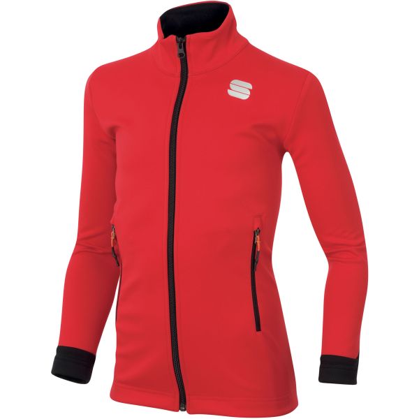 Sportful SQUADRA  Junior bunda červená/čierna