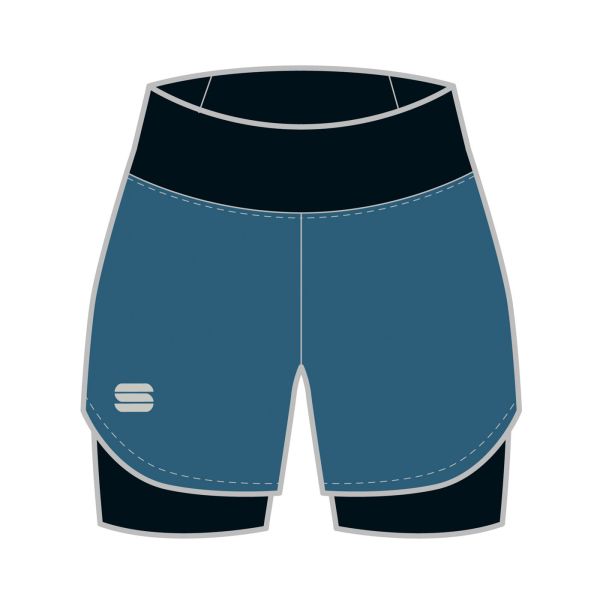 Sportful CARDIO dámske kraťasy modré matné