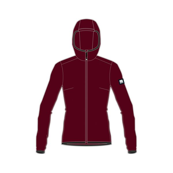 Sportful XPLORE dámska bunda HARDSHELL vínovočervená