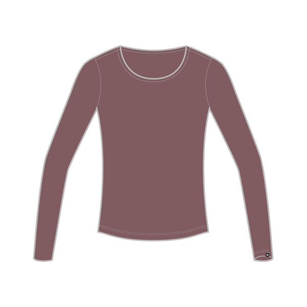 Sportful XPLORE dámske tričko dlhý rukáv fialové