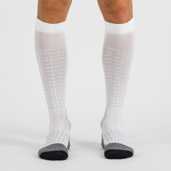 Sportful APEX LONG PONOŽKY biele/žlté