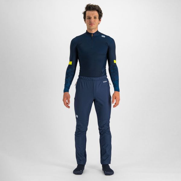 Sportful SQUADRA nohavice KR. ZIPS tmavomodré