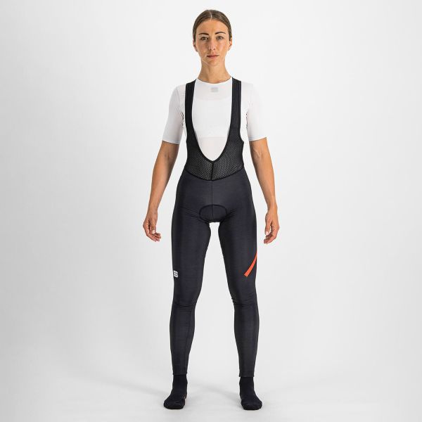 Sportful Fiandre NoRain dámske nohavice s trakmi čierne