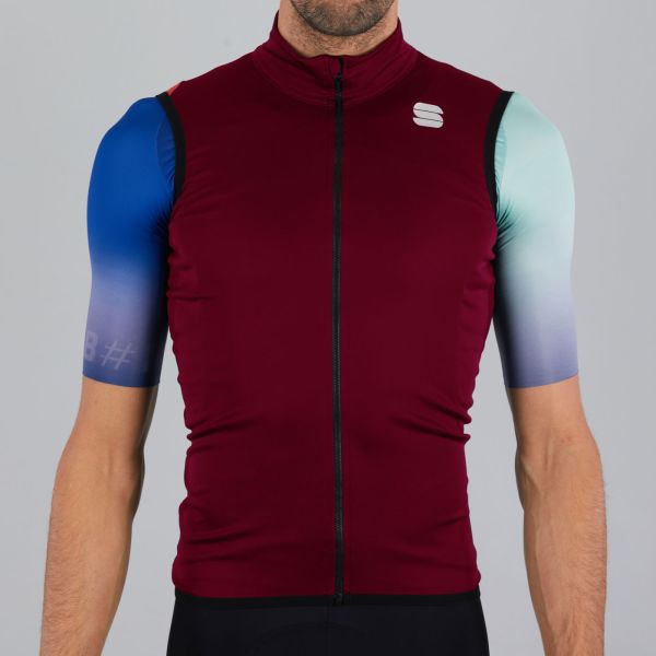 Sportful Fiandre Light NoRain vesta vínovočervená