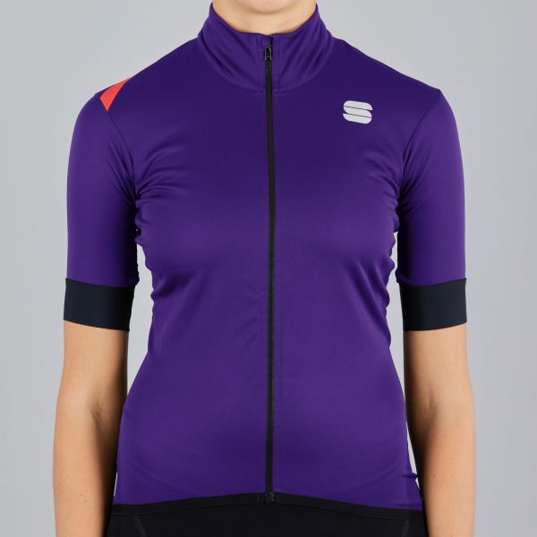 Sportful Fiandre Light NoRain dámska bunda s kr. rukávom  fialová