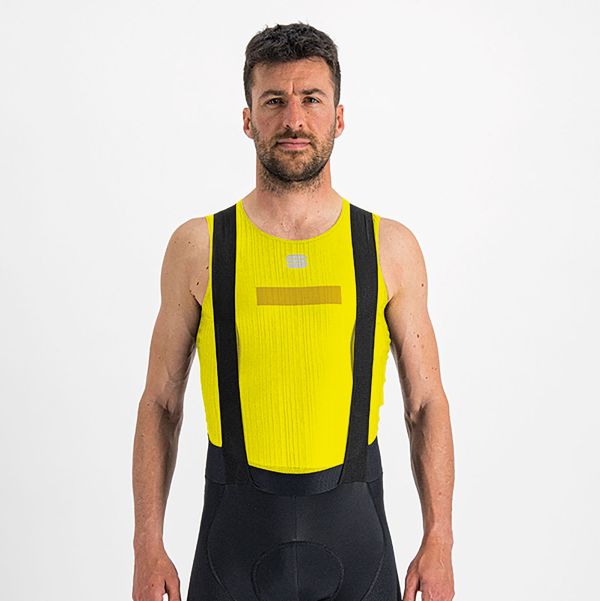 Sportful Pro Baselayer Tričko bez rukávov žlté