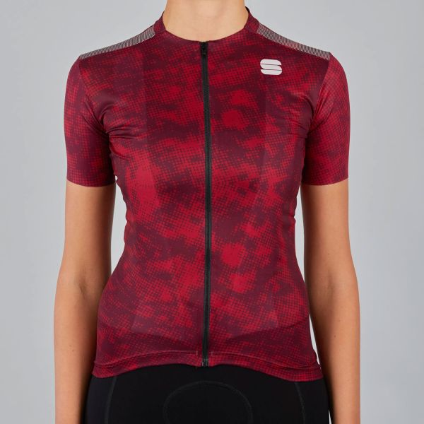 Sportful Escape Supergiara dámsky dres tmavočervený