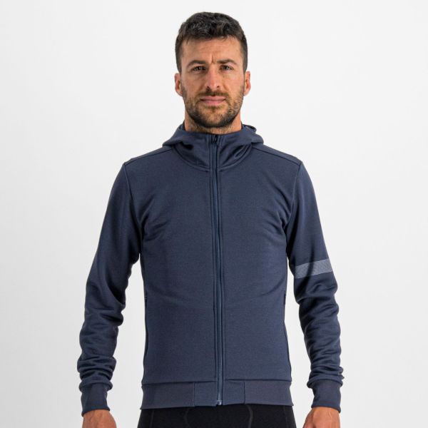 Sportful Giara Mikina s kapucňou modrá