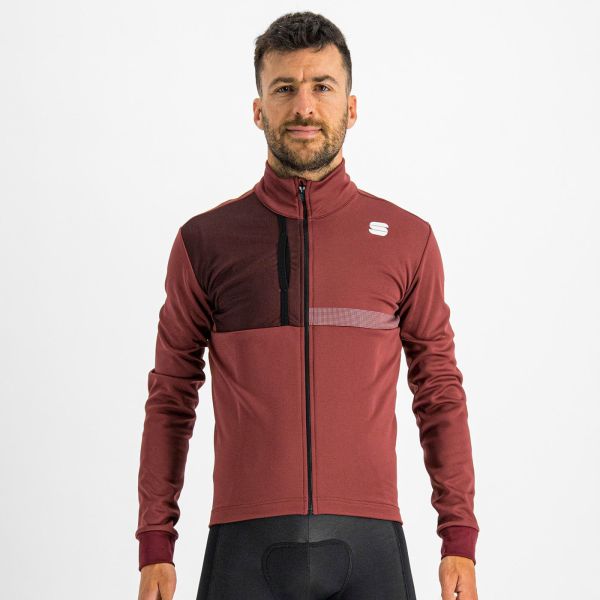 Sportful GIARA SOFTSHELL bunda vínová