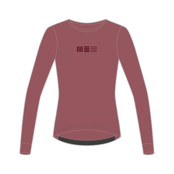 Sportful GIARA dámsky dres s dl. rukávom vínový