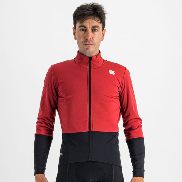 Sportful TOTAL COMFORT bunda tmavočervená/čierna