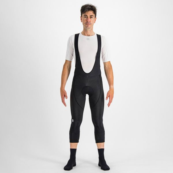 Sportful NEO 3/4 nohavice s trakmi čierne