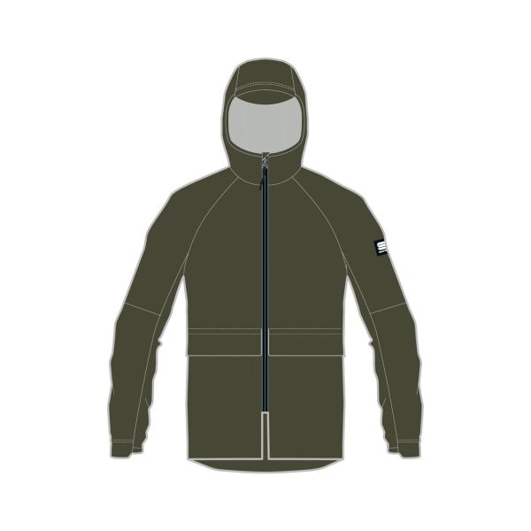 Sportful METRO HARDSHELL mestská cyklobunda kaki