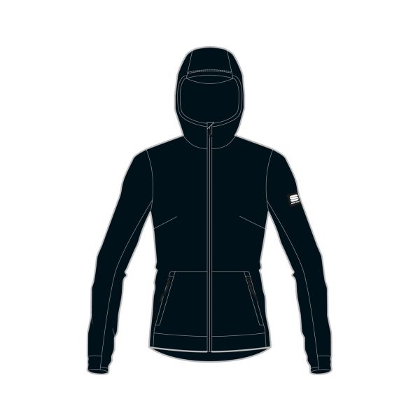 Sportful METRO SOFTSHELL dámska mestská cyklobunda čierna