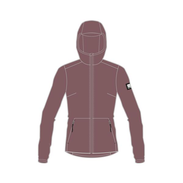 Sportful METRO LIGHT dámska bunda mauve