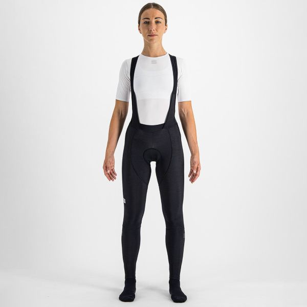 Sportful NEO dámske nohavice s trakmi čierne