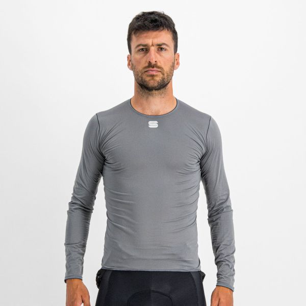 Sportful MIDWEIGHT LAYER tričko s dl. rukávom sivé
